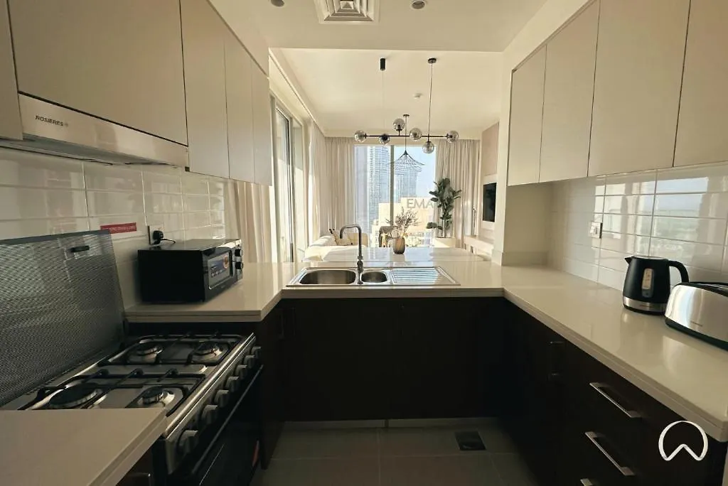 Oraya - Modern Apt 5 Min Walk To Dubai Mall & Burj Views